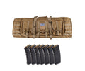 PSA 36" RIFLE BAG, FDE & 7 MAGPUL PMAG 30RD GEN 2 5.56X45 MAGAZINES.